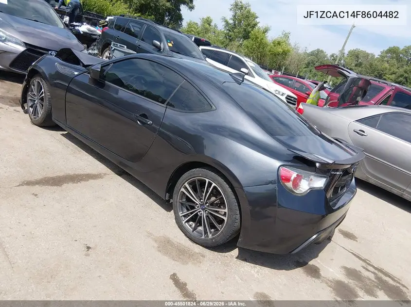 2015 Subaru Brz Limited VIN: JF1ZCAC14F8604482 Lot: 45501824
