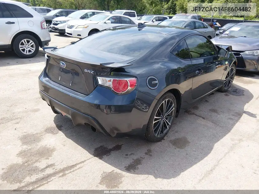 2015 Subaru Brz Limited VIN: JF1ZCAC14F8604482 Lot: 45501824