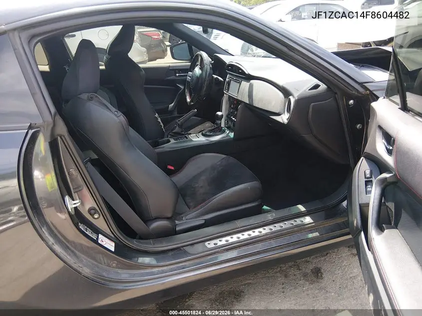 2015 Subaru Brz Limited VIN: JF1ZCAC14F8604482 Lot: 45501824