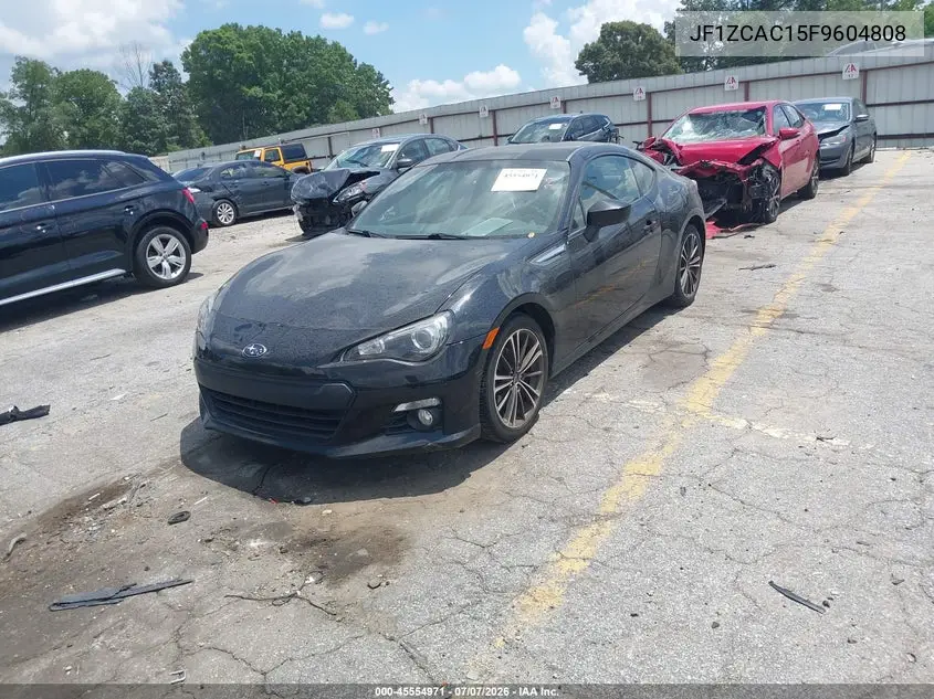 2015 Subaru Brz Limited VIN: JF1ZCAC15F9604808 Lot: 45554971