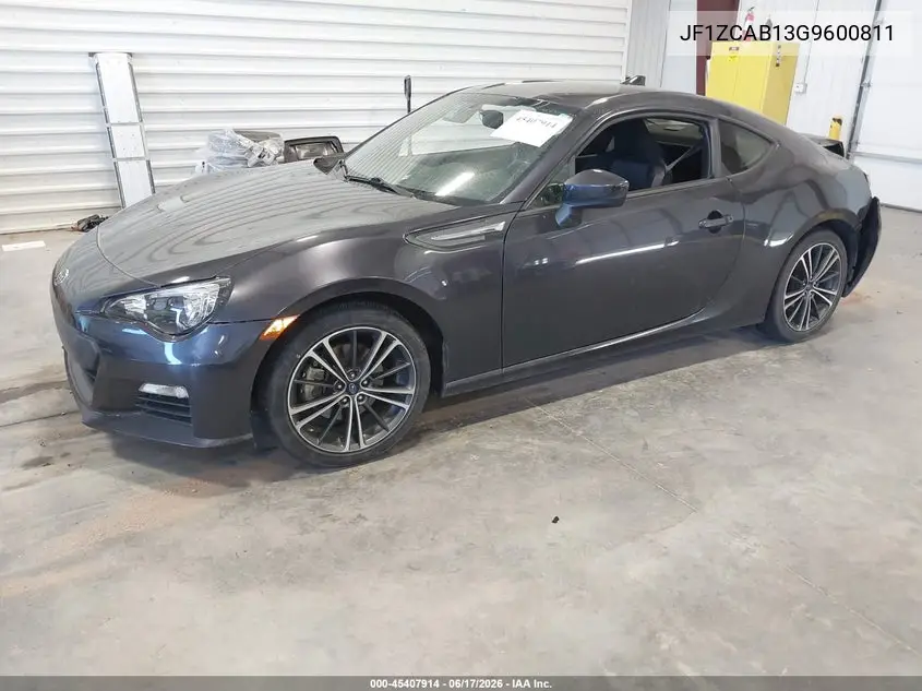 2016 Subaru Brz Premium VIN: JF1ZCAB13G9600811 Lot: 45407914