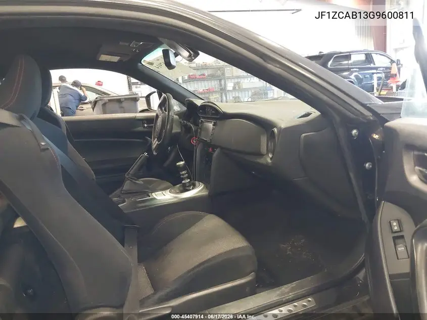 2016 Subaru Brz Premium VIN: JF1ZCAB13G9600811 Lot: 45407914