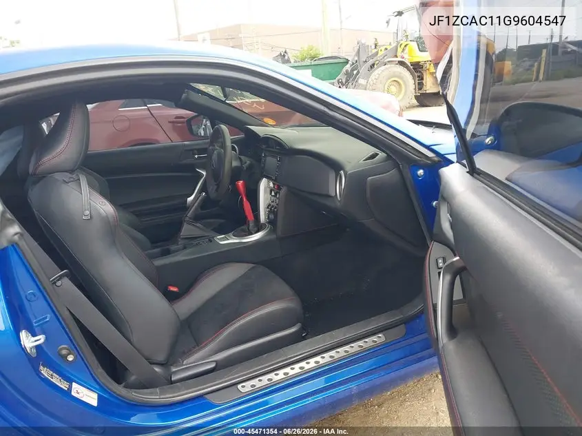 2016 Subaru Brz Limited VIN: JF1ZCAC11G9604547 Lot: 45471354
