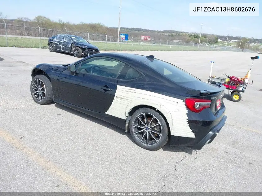 2017 Subaru Brz Limited VIN: JF1ZCAC13H8602676 Lot: 41919894