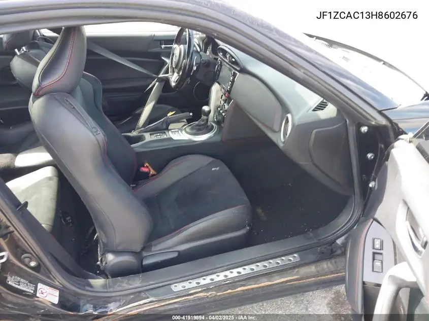 2017 Subaru Brz Limited VIN: JF1ZCAC13H8602676 Lot: 41919894