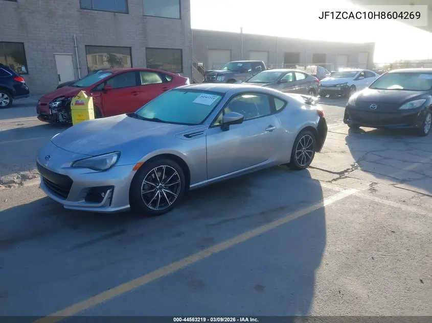 2017 Subaru Brz Limited VIN: JF1ZCAC10H8604269 Lot: 44563219