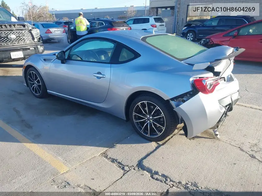 2017 Subaru Brz Limited VIN: JF1ZCAC10H8604269 Lot: 44563219