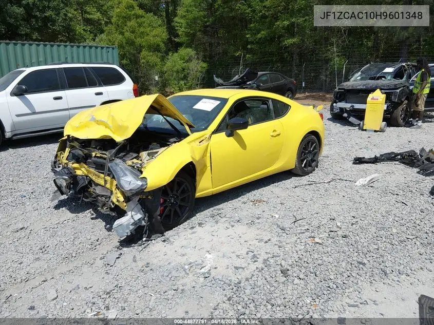 2017 Subaru Brz Series. Yellow VIN: JF1ZCAC10H9601348 Lot: 44877791