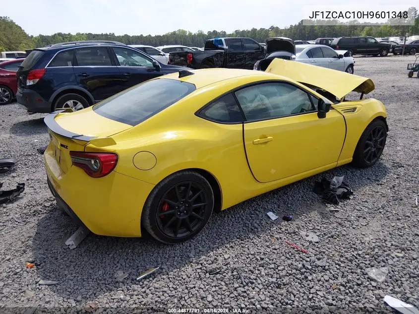 2017 Subaru Brz Series. Yellow VIN: JF1ZCAC10H9601348 Lot: 44877791