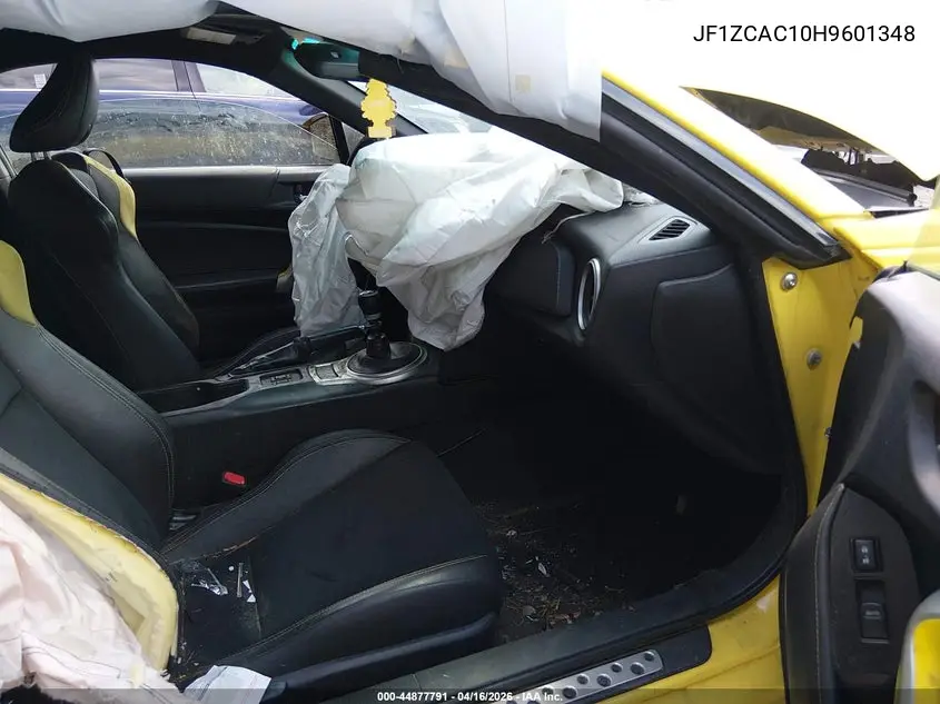 2017 Subaru Brz Series. Yellow VIN: JF1ZCAC10H9601348 Lot: 44877791