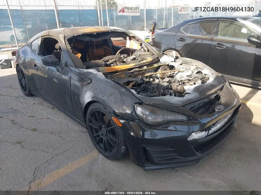 2017 Subaru Brz Premium VIN: JF1ZCAB18H9604130 Lot: 45017203