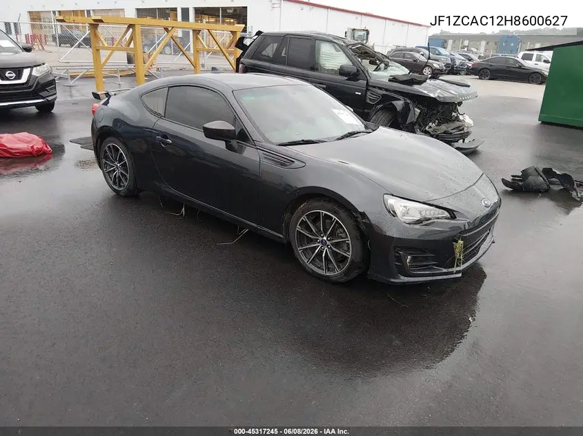 2017 Subaru Brz Limited VIN: JF1ZCAC12H8600627 Lot: 45317245