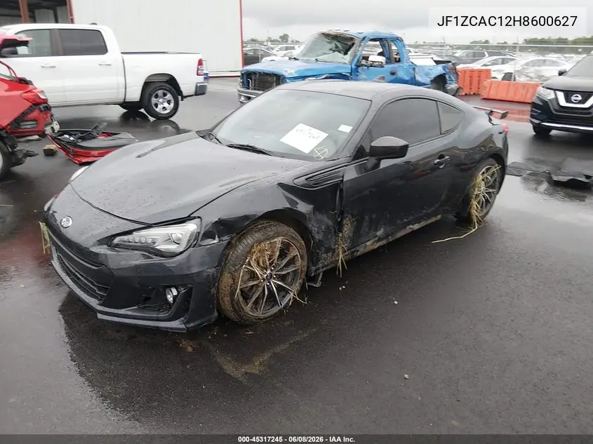 2017 Subaru Brz Limited VIN: JF1ZCAC12H8600627 Lot: 45317245