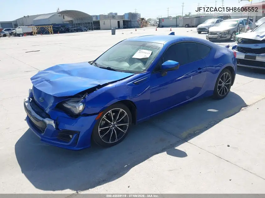 2017 Subaru Brz Limited VIN: JF1ZCAC15H8606552 Lot: 45559119