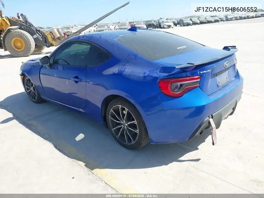 2017 Subaru Brz Limited VIN: JF1ZCAC15H8606552 Lot: 45559119