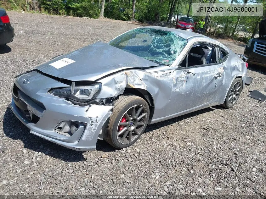 2018 Subaru Brz Limited VIN: JF1ZCAC14J9600001 Lot: 45015051