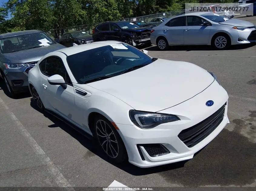 2018 Subaru Brz Premium VIN: JF1ZCAB17J9602777 Lot: 45273798