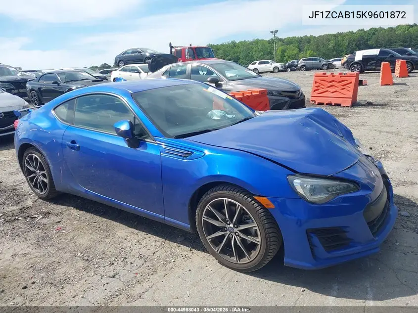2019 Subaru Brz Premium VIN: JF1ZCAB15K9601872 Lot: 44988043