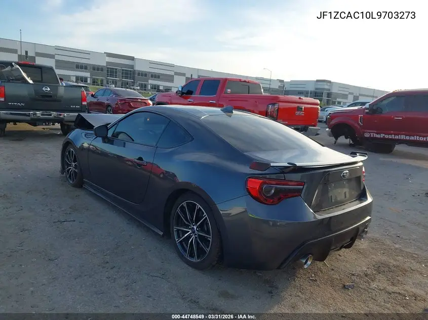 2020 Subaru Brz Limited VIN: JF1ZCAC10L9703273 Lot: 44748549