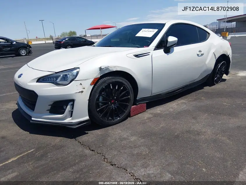 2020 Subaru Brz Limited VIN: JF1ZCAC14L8702908 Lot: 45421859
