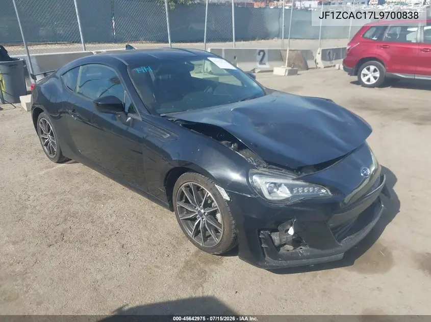 2020 Subaru Brz Limited VIN: JF1ZCAC17L9700838 Lot: 45642975