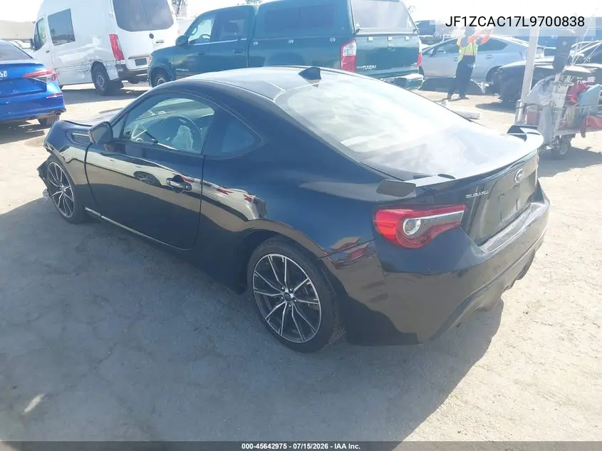 2020 Subaru Brz Limited VIN: JF1ZCAC17L9700838 Lot: 45642975
