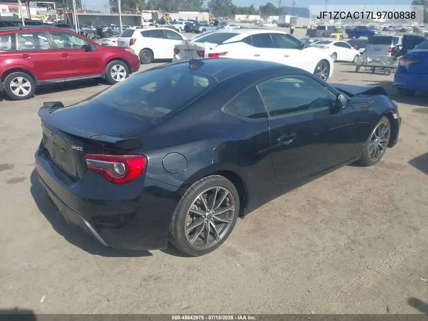 2020 Subaru Brz Limited VIN: JF1ZCAC17L9700838 Lot: 45642975