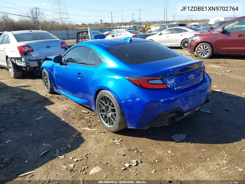 2022 Subaru Brz Limited VIN: JF1ZDBE1XN9702764 Lot: 44552913