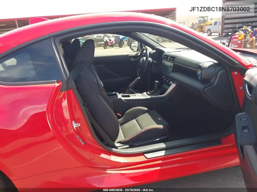 2022 Subaru Brz Premium VIN: JF1ZDBC18N8703002 Lot: 44633638