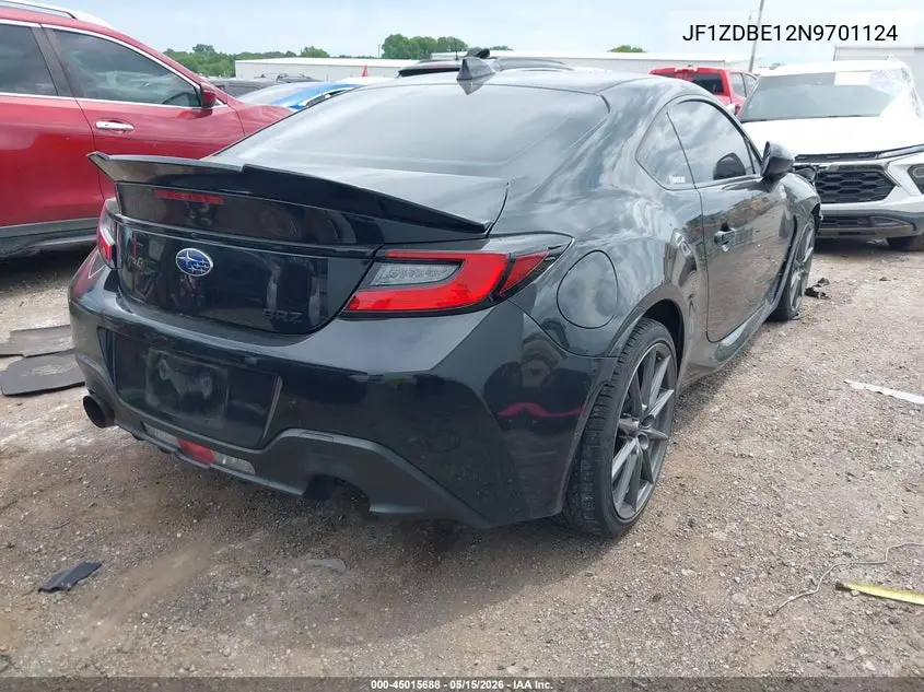 2022 Subaru Brz Limited VIN: JF1ZDBE12N9701124 Lot: 45015688