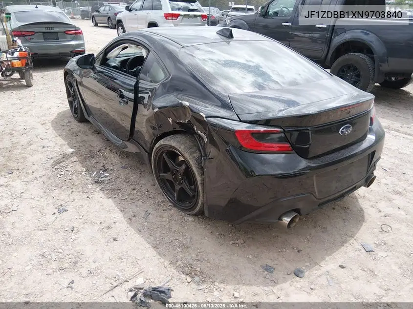 2022 Subaru Brz Premium VIN: JF1ZDBB1XN9703840 Lot: 45100426