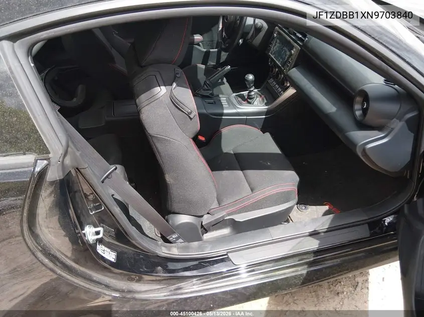 2022 Subaru Brz Premium VIN: JF1ZDBB1XN9703840 Lot: 45100426