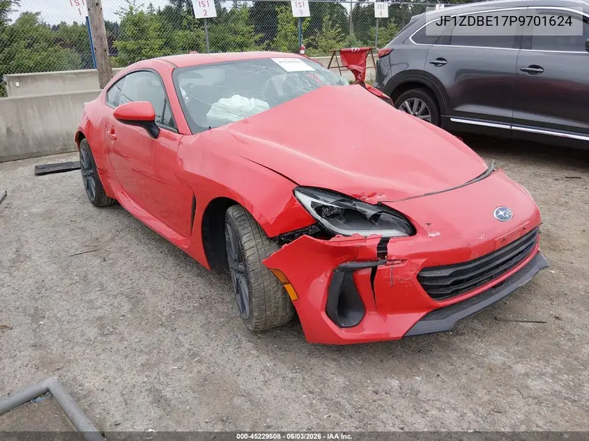 2023 Subaru Brz Limited VIN: JF1ZDBE17P9701624 Lot: 45229508
