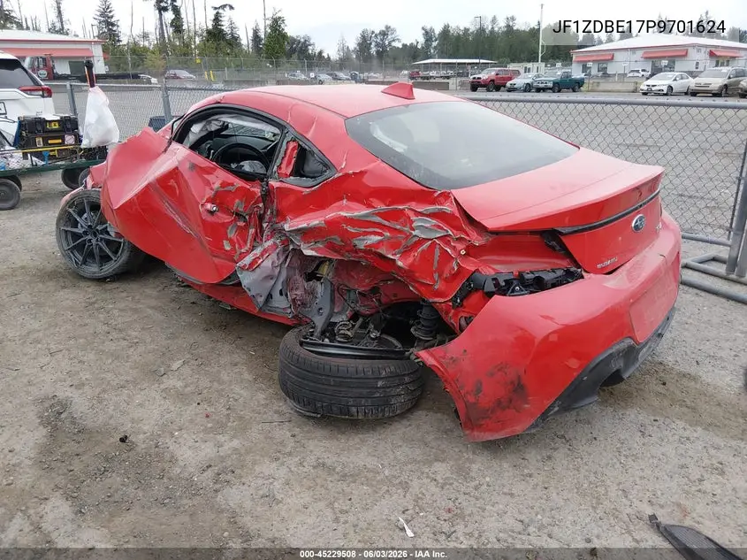 2023 Subaru Brz Limited VIN: JF1ZDBE17P9701624 Lot: 45229508