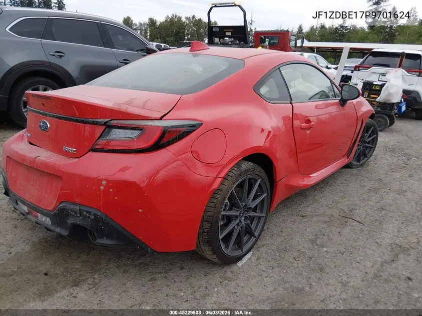 2023 Subaru Brz Limited VIN: JF1ZDBE17P9701624 Lot: 45229508