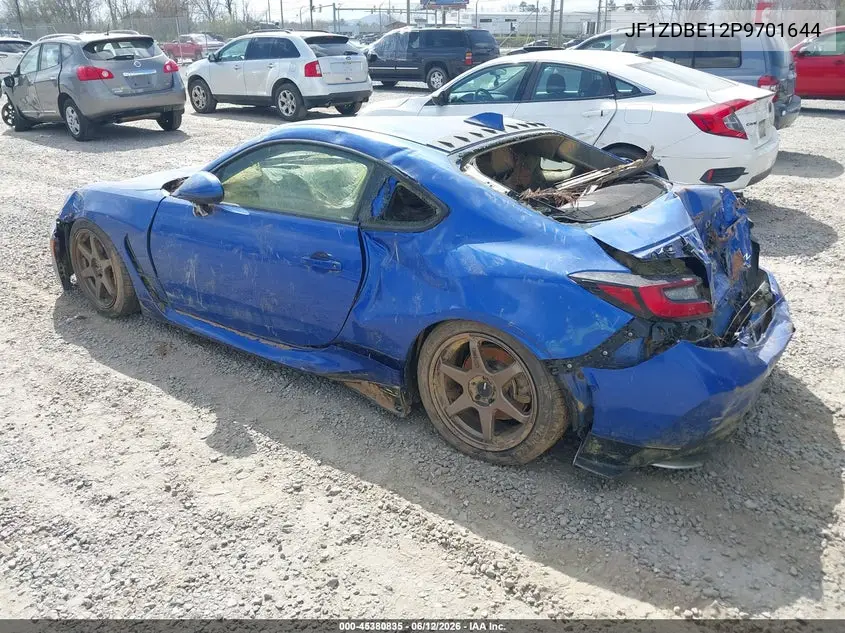 2023 Subaru Brz Limited VIN: JF1ZDBE12P9701644 Lot: 45380835