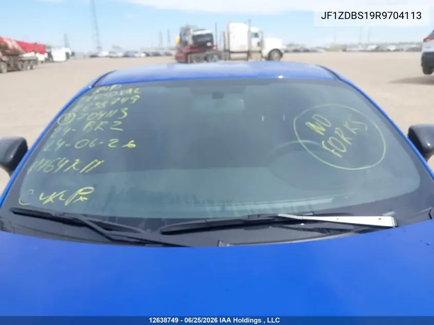 2024 Subaru Brz Ts VIN: JF1ZDBS19R9704113 Lot: 12638749