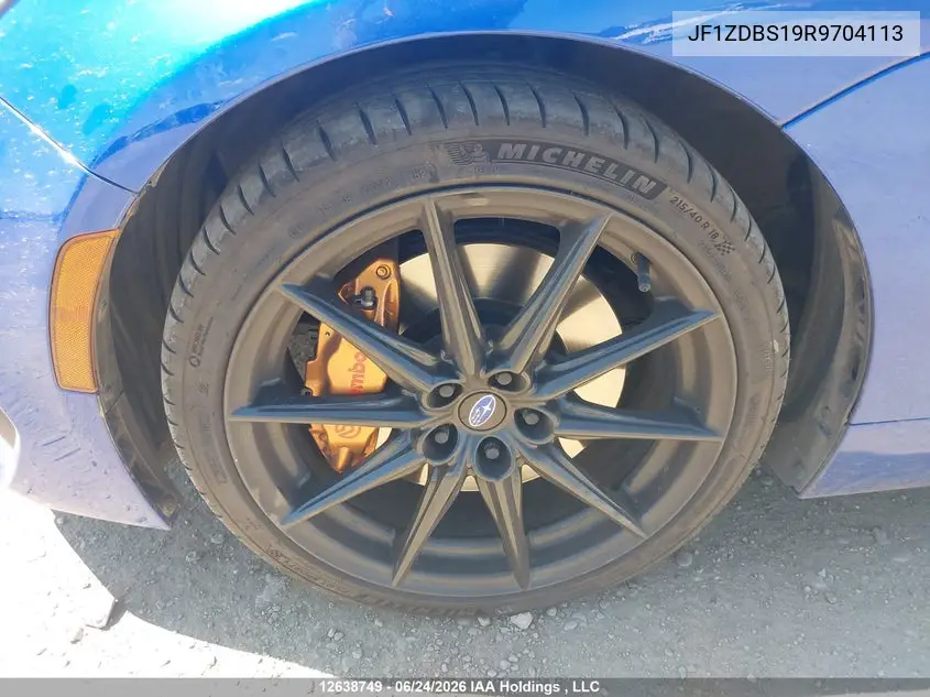 2024 Subaru Brz Ts VIN: JF1ZDBS19R9704113 Lot: 12638749