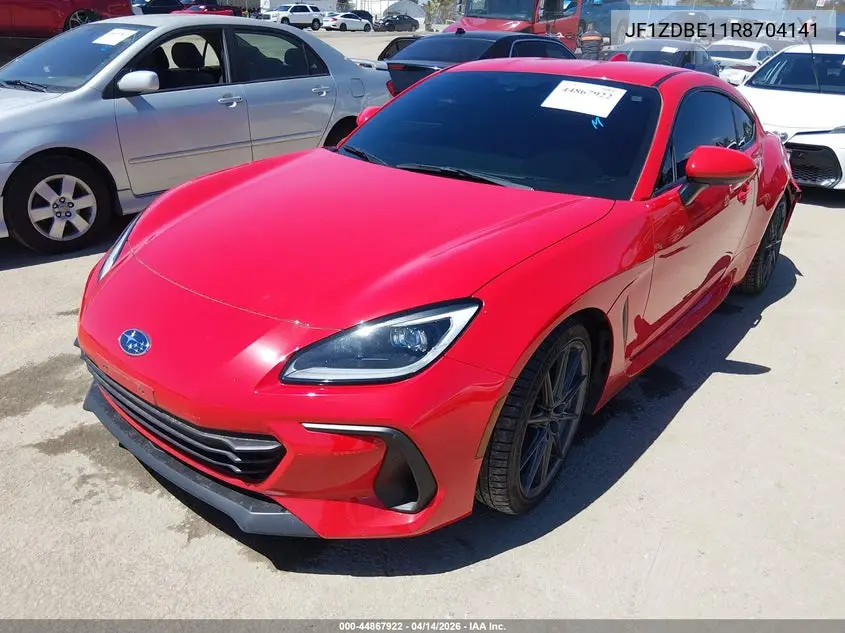 2024 Subaru Brz Limited VIN: JF1ZDBE11R8704141 Lot: 44867922