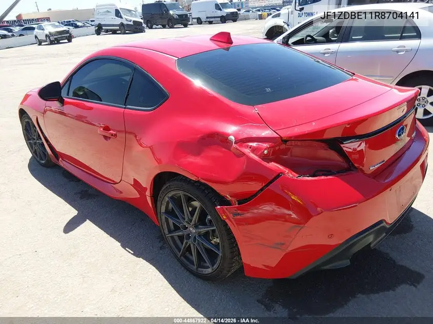 2024 Subaru Brz Limited VIN: JF1ZDBE11R8704141 Lot: 44867922