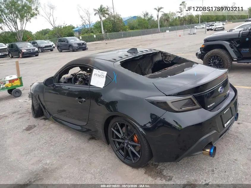 2025 Subaru Brz Ts VIN: JF1ZDBS17S9703211 Lot: 45116523