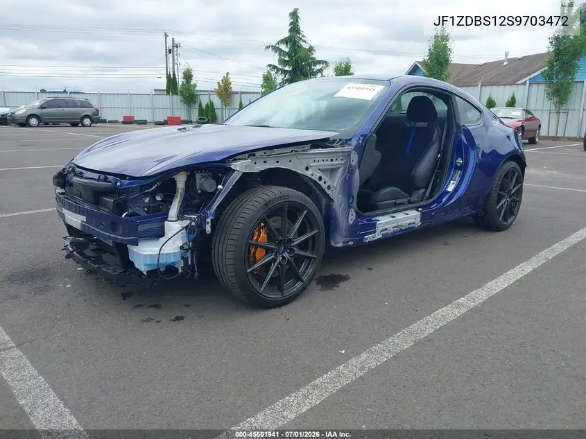 2025 Subaru Brz Ts VIN: JF1ZDBS12S9703472 Lot: 45501941