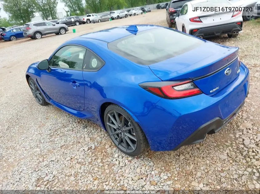 2026 Subaru Brz Limited VIN: JF1ZDBE16T9700720 Lot: 45325008
