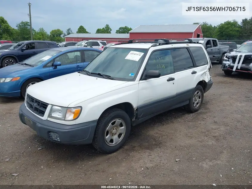 1998 Subaru Forester L VIN: JF1SF6356WH706715 Lot: 45345374