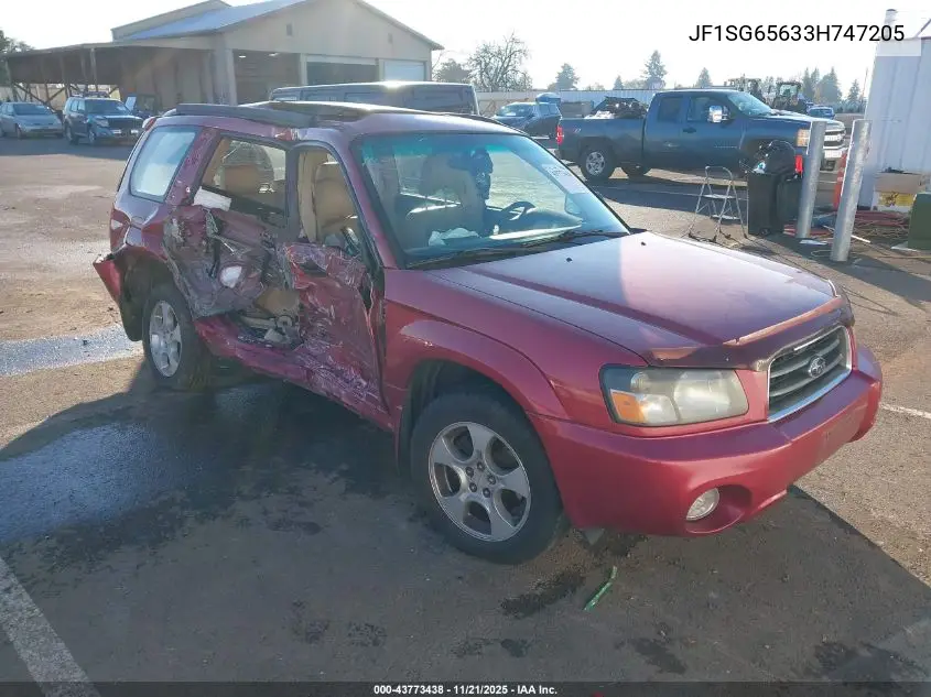 JF1SG65633H747205 2003 Subaru Forester Xs