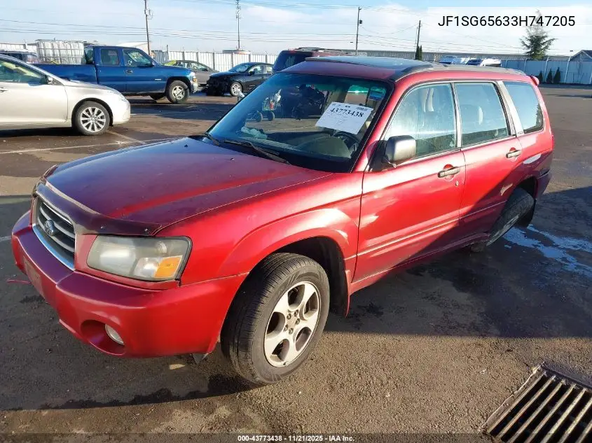 JF1SG65633H747205 2003 Subaru Forester Xs