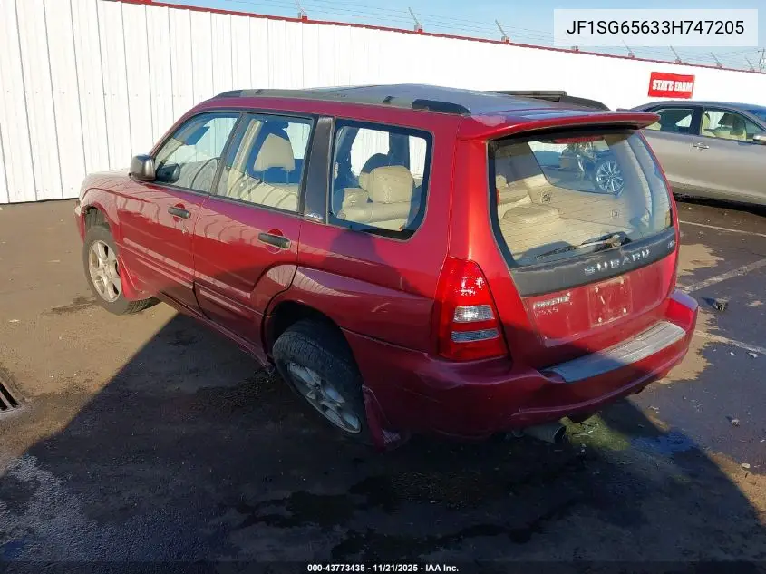JF1SG65633H747205 2003 Subaru Forester Xs