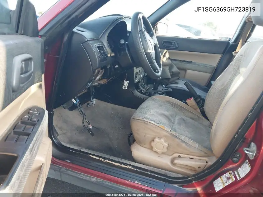 JF1SG63695H723819 2005 Subaru Forester 2.5X