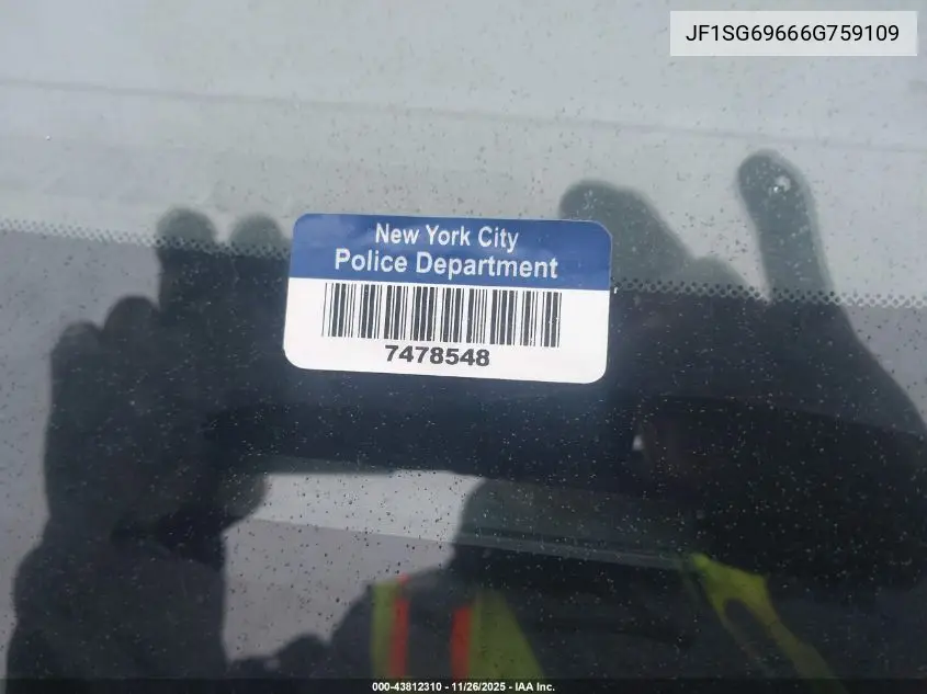 JF1SG69666G759109 2006 Subaru Forester 2.5Xt Limited