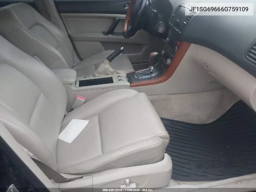 JF1SG69666G759109 2006 Subaru Forester 2.5Xt Limited